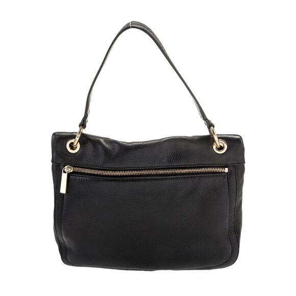 Michael Kors Black Textured Leather Stockard Bag - Picture 3 of 16